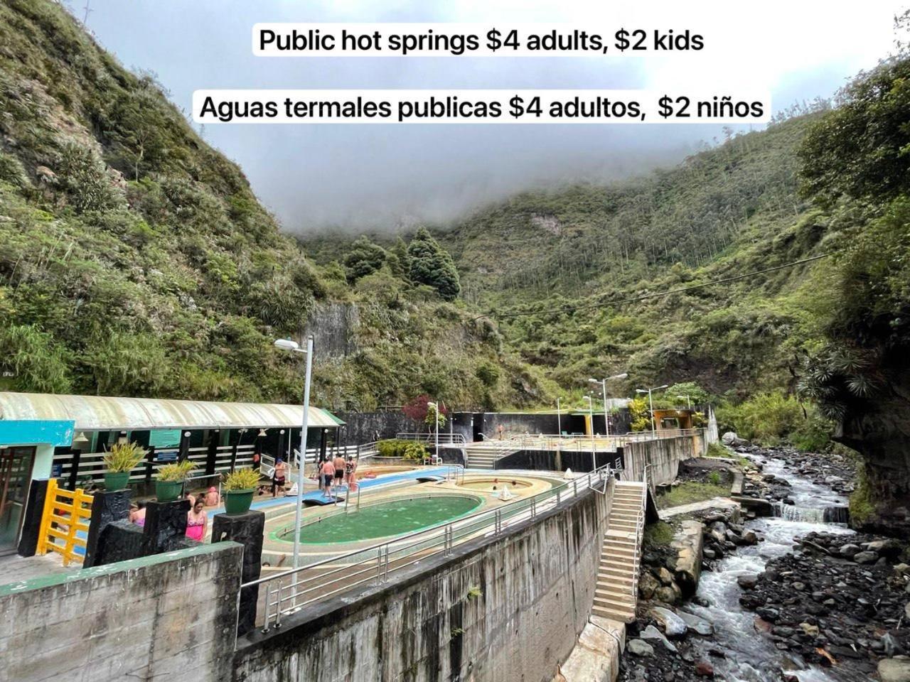 High-End Holiday Cabin - Tungurahua Hot Springs Baños Kültér fotó